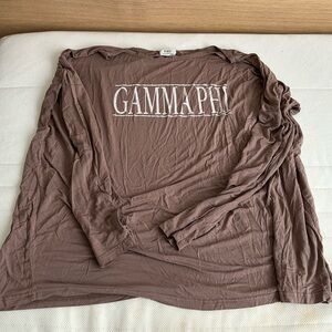 XL Gamma Phi Beta Long Sleeve Top